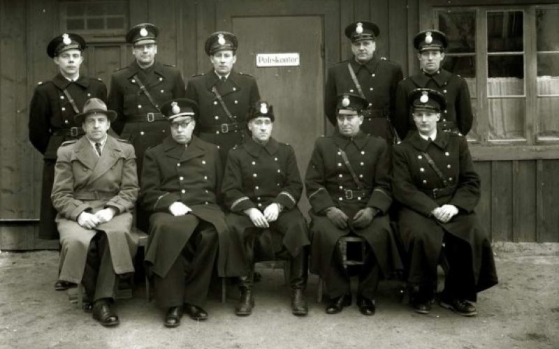 År 1949 - Nytt polishus byggt på Bergagatan